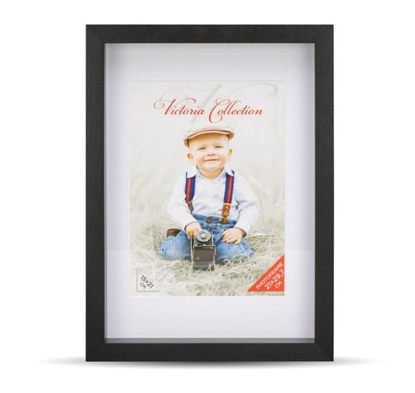 Fotoramme 3D 21x29,7 svart