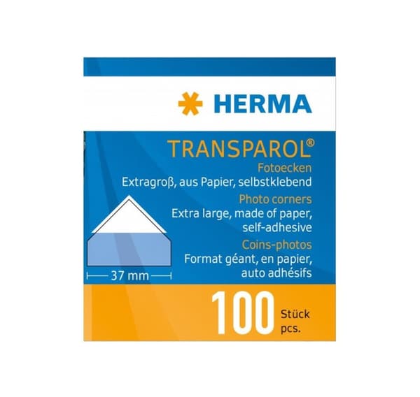 Herma fotohjørner XXL 100 stk (1302)