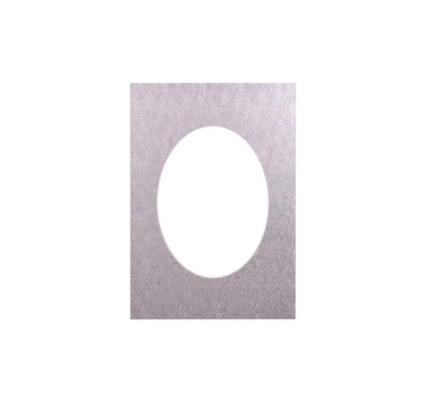 Passepartout 21x29,7, silver oval