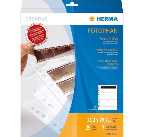 Herma negativhylse 5 PP CL 25 ark (7761)