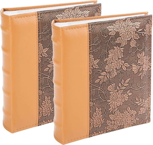 Album B 10x15/200M Blomst-2, bronse 2 stk