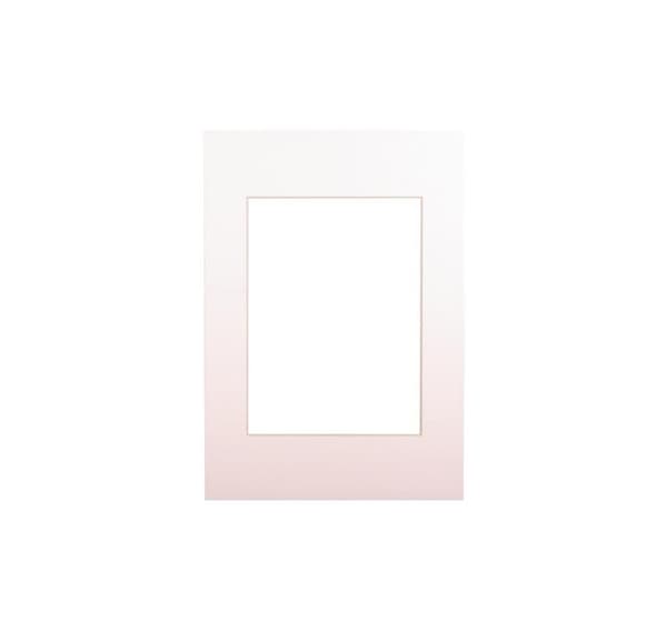 Passepartout 30x40, mjuk vit