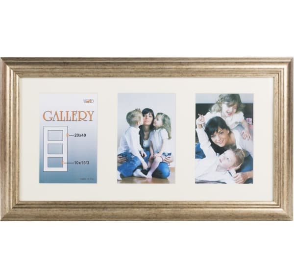 Fotoramme Ema Gallery 20x40/3/10x15, bronse (VF3968)