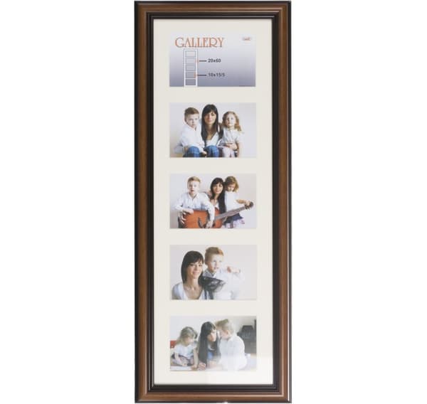 Fotoramme Ema Gallery 20x60/5/10x15, brun (VF3969)