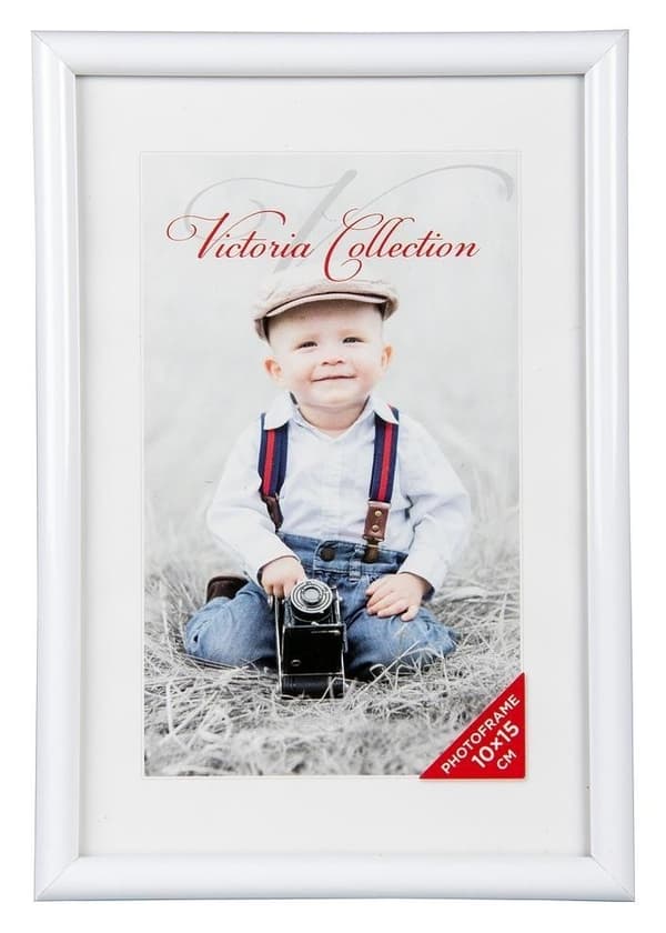 Set med 10 produkter. Fotoram Future 10x15, vit