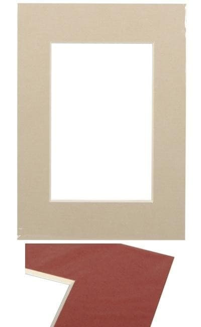 10 tuotteen paketti. Passepartout 21x29,7, beige