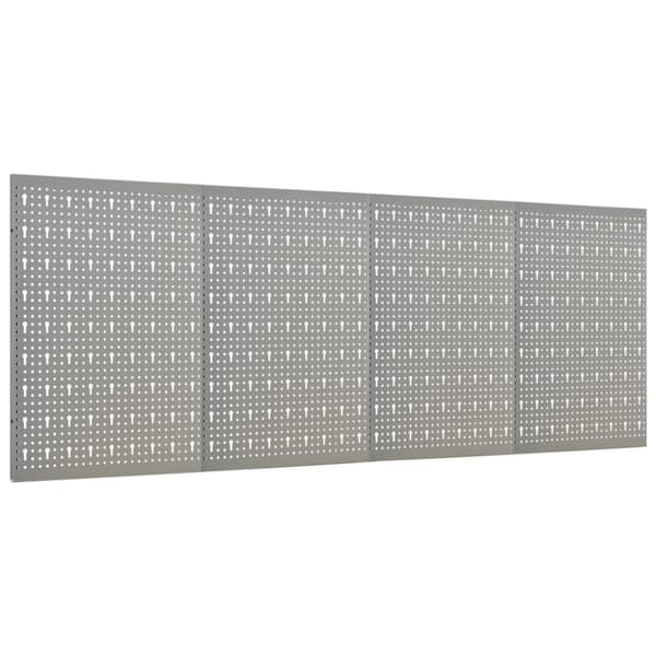 vidaXL vægmonterede værktøjspaneler 4 stk. 40x58 cm stål -  Værktøjsopbevaring & -sorteriing
