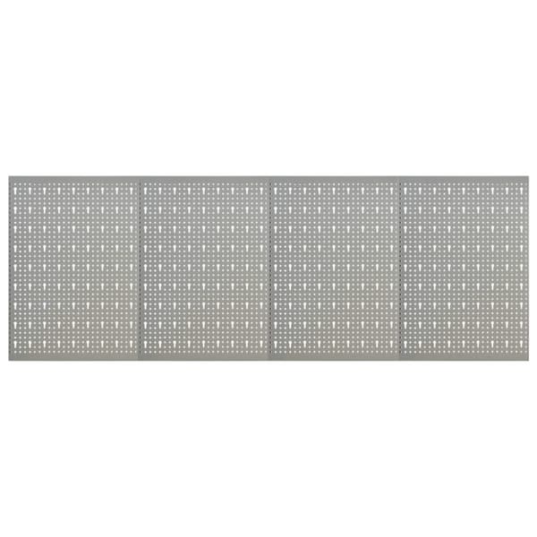 vidaXL vægmonterede værktøjspaneler 4 stk. 40x58 cm stål -  Værktøjsopbevaring & -sorteriing