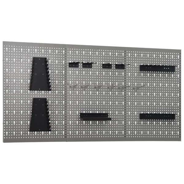 vidaXL Seinään kiinnitettävät työkalutaulut 3 kpl 40x58 cm teräs -  Työkalujen säilytys & järjestely