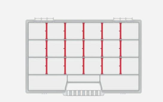 KISTENBERG TOOL ORGANIZER NORT 30 290 x 195 x 35