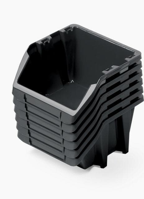 KISTENBERG BAKKER 22 BINEER SHORT 6 stk. SORT 214x198x133mm