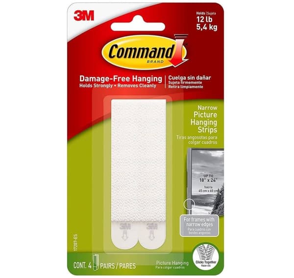 3M hanging strips Command Narrow