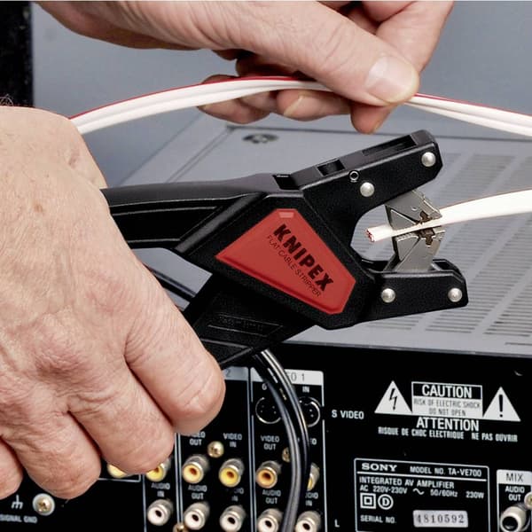 Knipex 12 64 180 Automatisk avisoleringstång 0.75 till 2.5 mm² 13 till 19 12 mm (max)