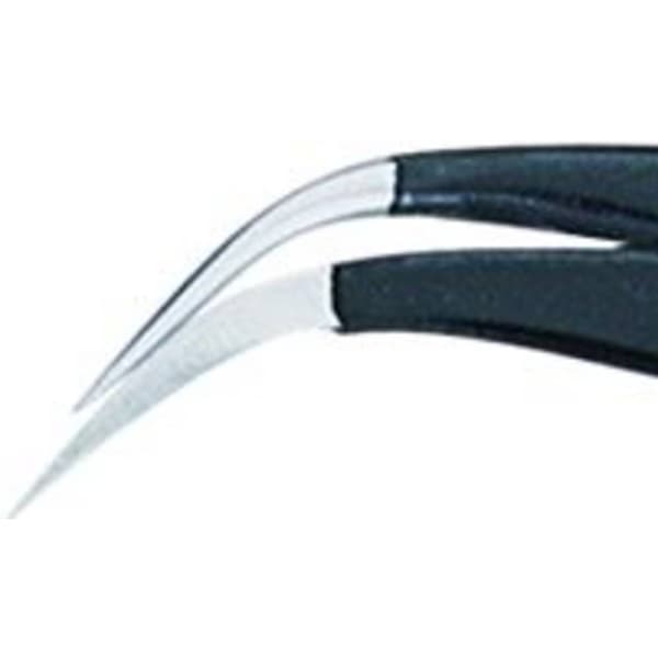 Wiha 32335 Precisionspincett 7a Spets, böjd, rund,fin 120 mm