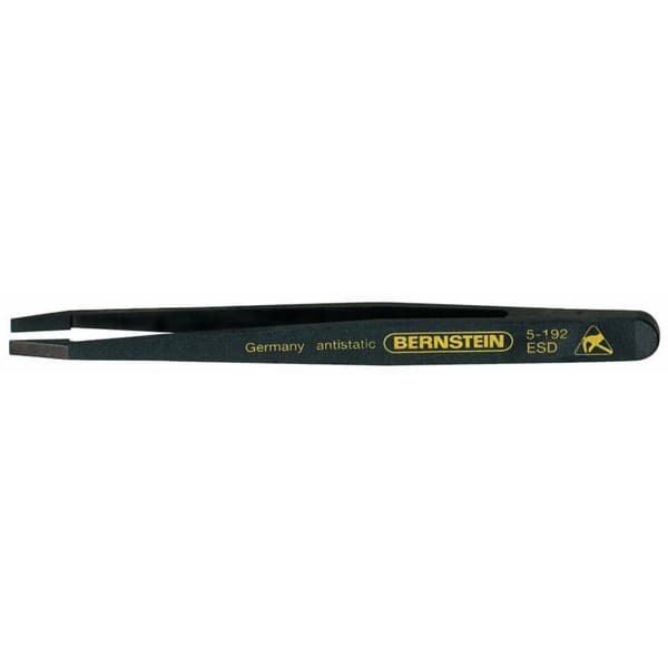 Bernstein Tools for Electronics 5-192 Precisionspincett NKR Flat-bred, avsatt 120 mm