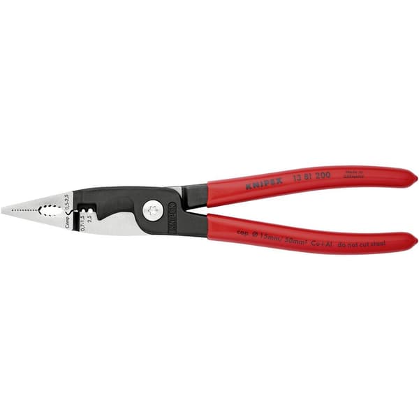 Knipex 13 81 200 Elektroinstallationstång 50 mm² (max) 0 (max) 15 mm (max)