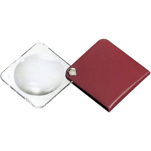 Eschenbach 1752160 Lupp i läderfodral Förstoringsfaktor: 3.5 x Linsstorlek: (Ø) 60 mm Röd