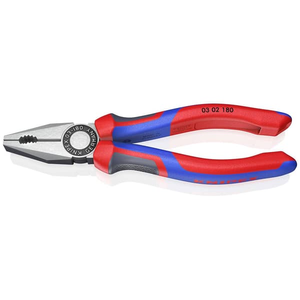 Knipex 03 02 180 Verkstad Kombinationstång 180 mm DIN ISO 5746