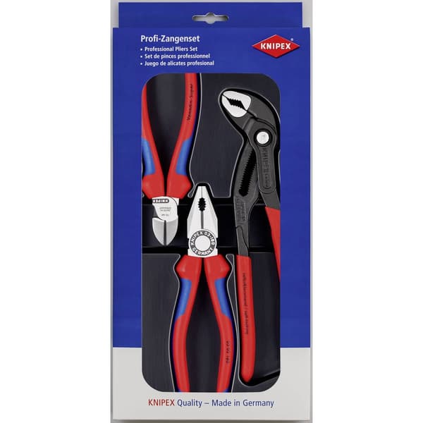 Knipex 00 20 09 V01 Tång-set Verkstad 3 delar