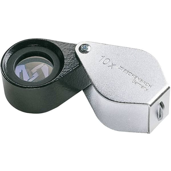 Eschenbach 118420 inslagslupp Förstoringsfaktor: 20 x Linsstorlek: (Ø) 17 mm Svart, Krom