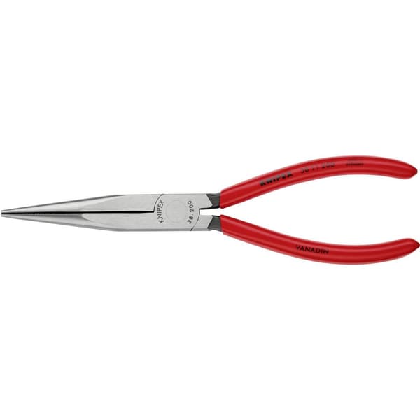 Knipex 38 11 200 Elektronik och finmekanik Flat rundtång Rak Vanadin-elektrostål 200 mm