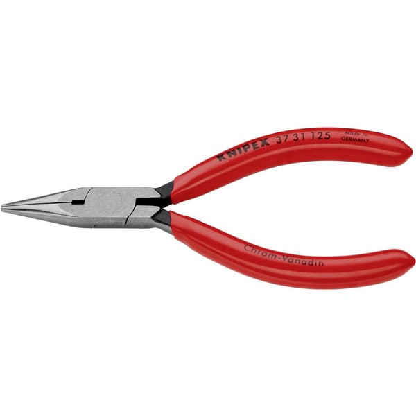 Knipex 37 31 125 Elektronik och finmekanik Flat rundtång Rak Verktygsstål 125 mm