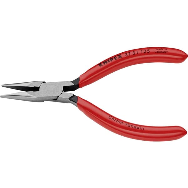Knipex 37 31 125 Elektronik och finmekanik Flat rundtång Rak Verktygsstål 125 mm