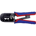 Miniatyrbild 1 av 4: Knipex 97 51 10 Crimptång Modularkontakt (västerländsk) RJ11, RJ12, RJ45