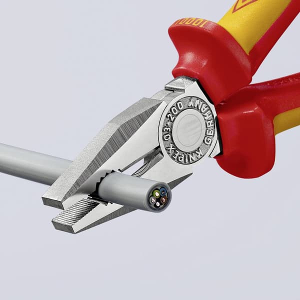 Knipex 03 06 200 VDE Kombinationstång 200 mm DIN ISO 5746, DIN EN 60900