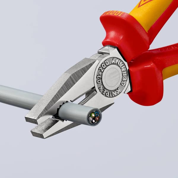 Knipex 03 06 200 VDE Kombinationstång 200 mm DIN ISO 5746, DIN EN 60900