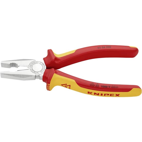 Knipex 03 06 200 VDE Kombinationstång 200 mm DIN ISO 5746, DIN EN 60900