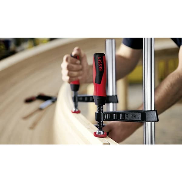 Skruvtving av aducergods TG-2K 1000/120 Bessey TG100S12-2K Spännvidd (max.):1000 mm Gapdjup:120 mm