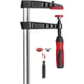 Miniatyrbild 1 av 4: Skruvtving av aducergods TG-2K 1000/120 Bessey TG100S12-2K Spännvidd (max.):1000 mm Gapdjup:120 mm
