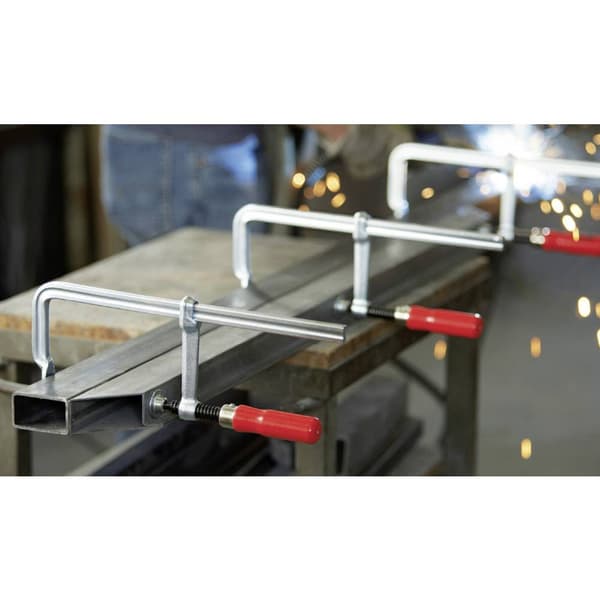 Skruvtving helt i stål Classix GS 120/60 Bessey GS12 Spännvidd (max.):120 mm Gapdjup:60 mm