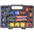Miniatyrbild 2 av 2: TOOLCRAFT PZ-504 820927 Crimptång-set 1004 delar Koaxialkontaktdon, Oisolerad krymphylsa, Isolerad krymphylsa RG6, RG58