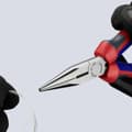 Miniatyrbild 4 av 4: Knipex 25 02 160 Elektronik och finmekanik Flat rundtång Rak Vanadin-elektrostål 160 mm
