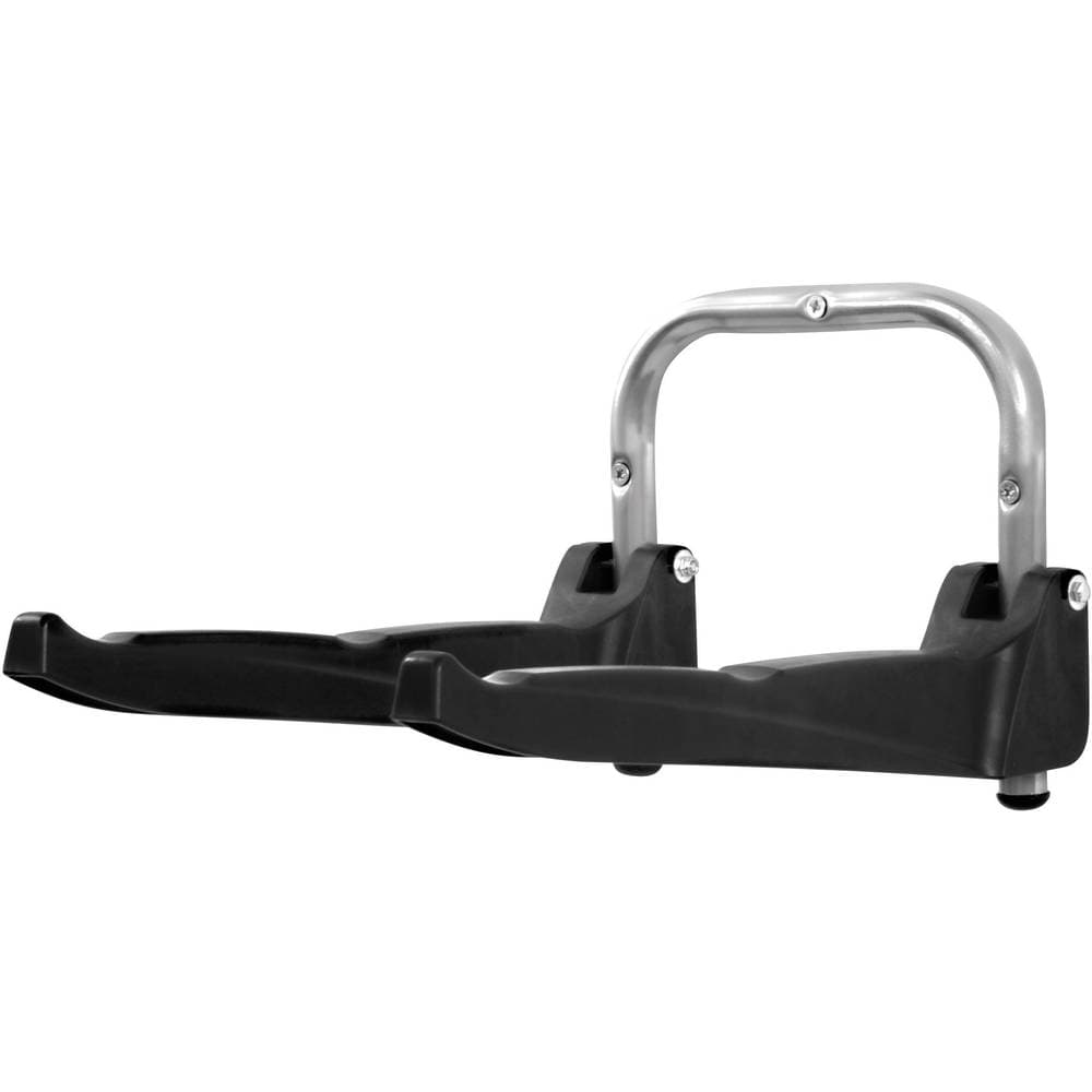 000371 Väggfäst för cykel Antal parkeringsplatser=3 Aluminium, Plast Silver-svart