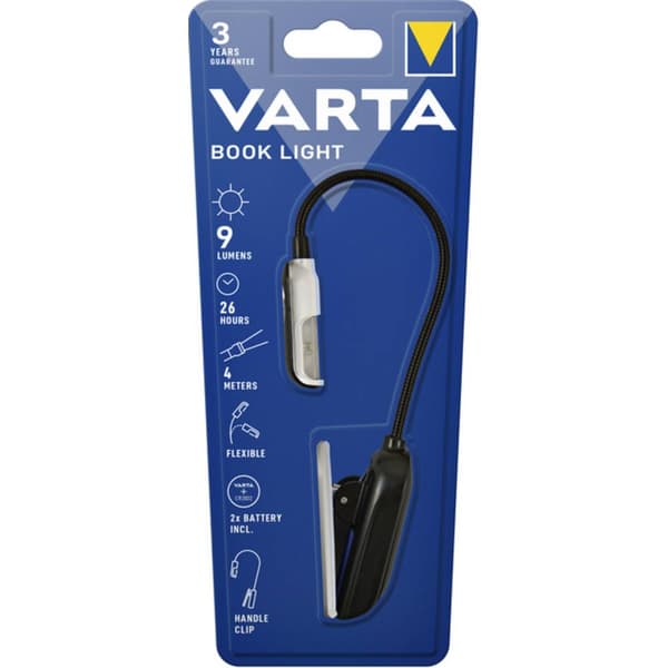 Varta 16618101421 Book Light Läslampa LED Svart