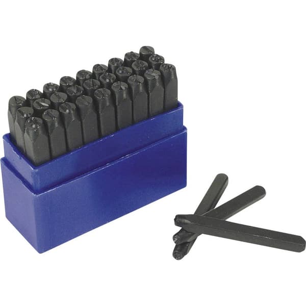 Brüder Mannesmann M 244-06 27 delar Tryckbokstävesats Teckenhöjd: 6 mm