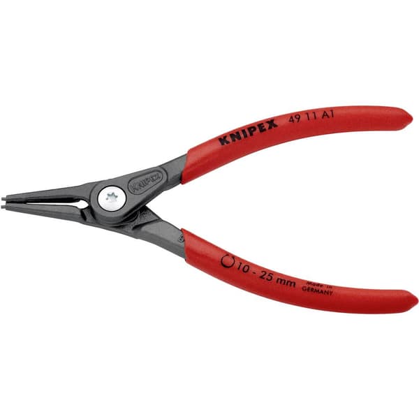 Knipex 49 11 A1 Låsringstång Passar till Ytterring 10-25 mm Spetsform rak