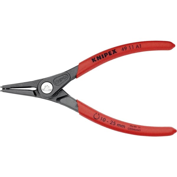 Knipex 49 11 A1 Låsringstång Passar till Ytterring 10-25 mm Spetsform rak