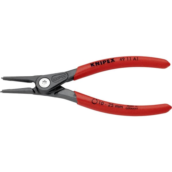 Knipex 49 11 A1 Låsringstång Passar till Ytterring 10-25 mm Spetsform rak