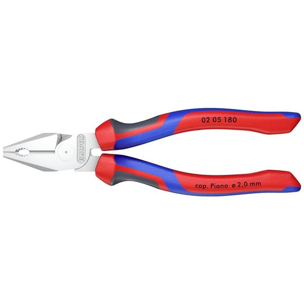 Knipex 02 05 180 Verkstad Kraft-Kombinationstång 180 mm DIN ISO 5746