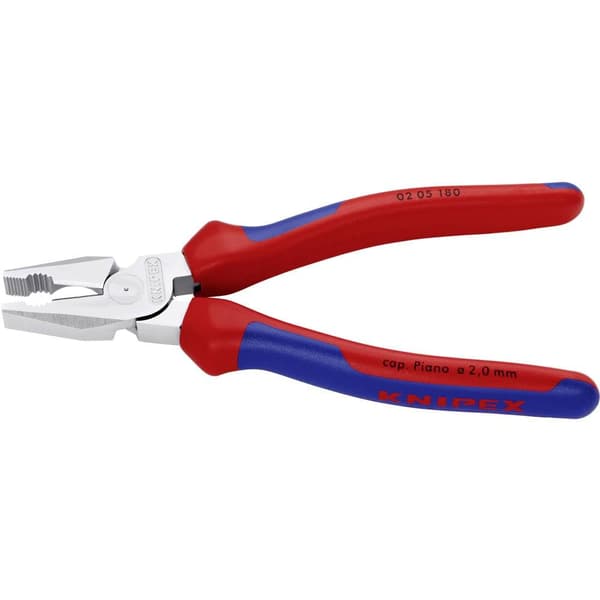 Knipex 02 05 180 Verkstad Kraft-Kombinationstång 180 mm DIN ISO 5746