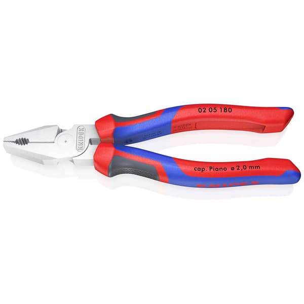 Knipex 02 05 180 Verkstad Kraft-Kombinationstång 180 mm DIN ISO 5746