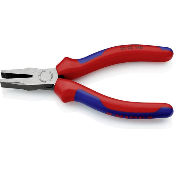 Knipex 20 02 140 Verkstad Flat tång Rak Krom-vanadium elektriskt stål 140 mm