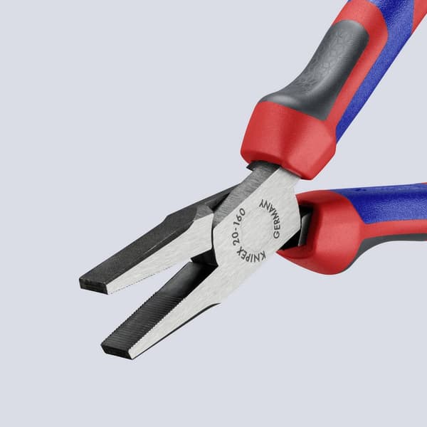 Knipex 20 02 160 Verkstad Flat tång Rak Krom-vanadium elektriskt stål 160 mm