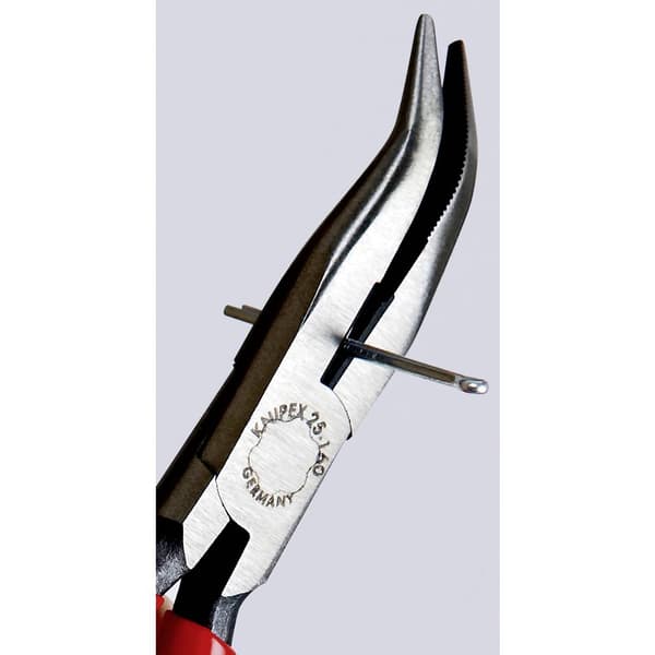 Knipex 25 01 160 Elektronik och finmekanik Flat rundtång Rak Vanadin-elektrostål 160 mm