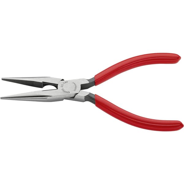 Knipex 25 01 160 Elektronik och finmekanik Flat rundtång Rak Vanadin-elektrostål 160 mm