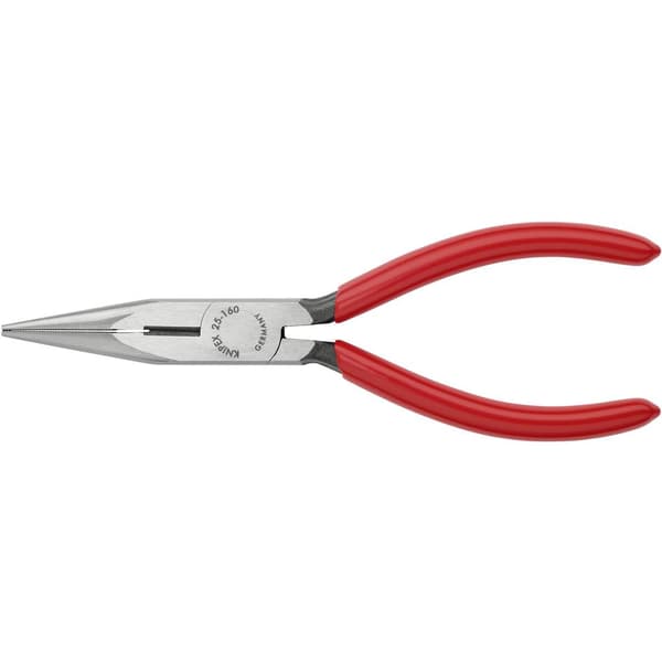 Knipex 25 01 160 Elektronik och finmekanik Flat rundtång Rak Vanadin-elektrostål 160 mm